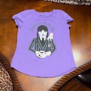 Kids Purple Graphic Tee - Solitude Suits Me